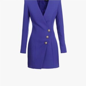 Balmain blazer wool mini dress